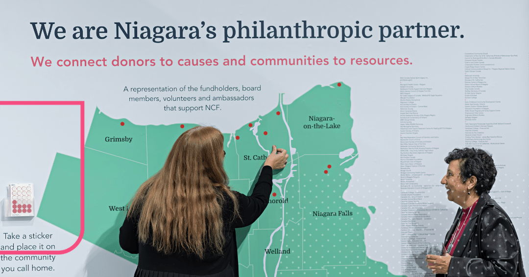 fundholders participating in interactive map of Niagara