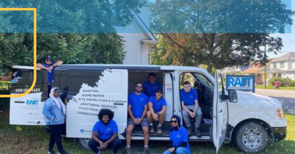 promotional photo for The RAFT (Resource Association for Teens), a non-profit organization in the Niagara Region