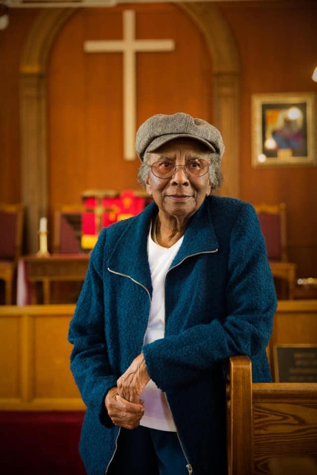 Photo of Wilma Morrison in the Niagara Falls BME Church
